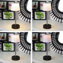 Lampa Lampka Stołowa Nocna LED Biała Bezprzewodowa AMBIANCE 11-29,5 cm
