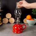 Lampa naftowa ceramiczna TECKA 530 ml, 28,5 cm