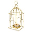 Lampion na Świeczkę Metalowy Złoty 25 cm ORION Klatka na Tealight