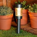 Lampka Ogrodowa Solarna led Wbijana 27 cm ORION Stal Nierdzewna