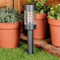 Lampka Ogrodowa Solarna led Wbijana 27 cm ORION Stal Nierdzewna