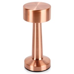 Lampka Stołowa LED Złota 21 cm Akumulator 3 Tryby Ściemnianie USB