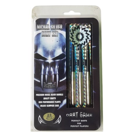 Lotki Rzutki do Darta Stalowa Igła MASTER Shark Nickel-Brass 23 g