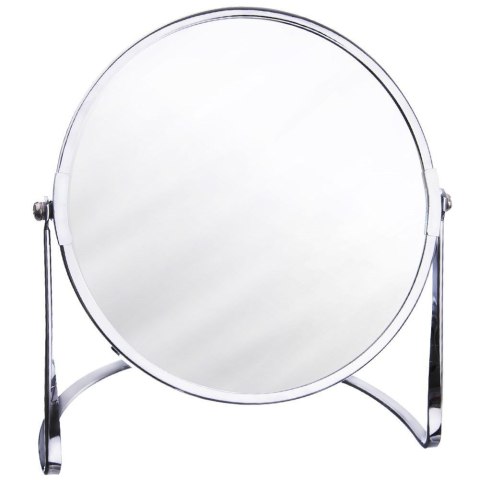 Lusterko Kosmetyczne do Makijażu na Stojaku Dwustronne Solidne ORION 17 cm