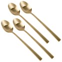 Łyżeczki Koktajlowe Stal Nierdzewna Złote 4 Szt.18 cm EXCELLENT HOUSEWARE