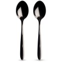 Łyżeczki do Herbaty Stal Nierdzewna Czarne BLACK 2 Szt. 14,5 cm ORION