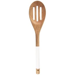 Łyżka Łyżeczka Cedzakowa do Odcedzania Drewniana WHITELINE 30 cm ORION